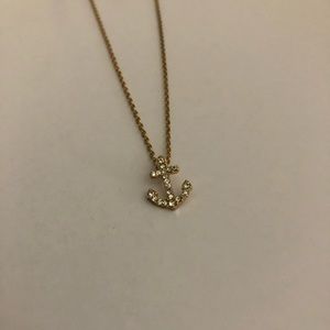 Charming Charlie Anchor Pendant Necklace